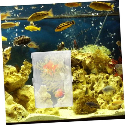Kisangel 4pcs Fry Hatchery Incubator Small Fish Breeding Box Double-Layer Aquarium Isolation Container for Guppies and Betta