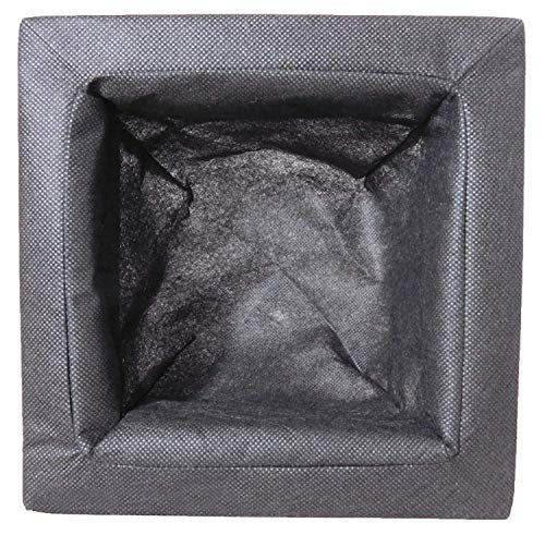 PondH2o Floating Aquatic Water Garden Pond Plant or Flower Fabric Planter Baskets, 10" Square & 14" Round, Aquaponics, Hydroponics | Value 2 Pack