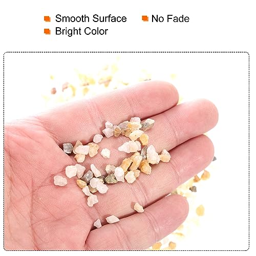 250g/0.55lb 3-6mm Decorative Gravel Stones, Coarse Sand Stone DIY Decor for Vase Filler Beads Crafts Fish Tank Aquarium Garden Decoration Potted Plants, Taupe