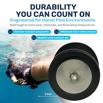 RV20069 Ortega Check Valve SEAT Assembly with O-Ring | Direct Replacement for V20-069 | Compatible with 073503 | Essential Pool Maintenance Accessory