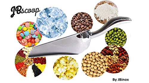 JBscoop Ice scoop, Small Metal Food Candy Scoop for Kitchen Bar Party Wedding – 6 Ounces, 8.5 Inch - size: 6 oz