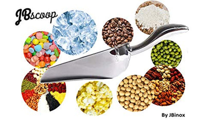 JBscoop Ice scoop, Small Metal Food Candy Scoop for Kitchen Bar Party Wedding – 6 Ounces, 8.5 Inch - size: 6 oz