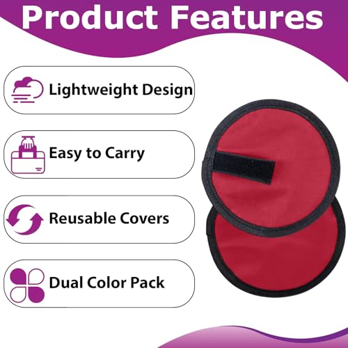 24 Pcs Fishing Lure Covers, Include 12 Red & 12 Black Fish Hook Storage Protectors, 6 Inch Lure Wraps with Hook & Loop Strap for Preventing Hook Tangles and Protecting Fishing Rods