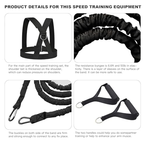 Resistance Bands Set for Speed and Agility, Workout Band Ankle Exercise Bands Legs Ankle Straps