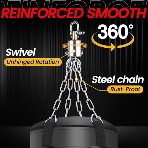 Heavy Punching Bag Set for Adults- Unfilled