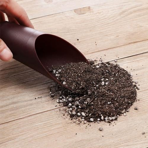 Black Bonsai Soil Scoops- Potting Scoopers Bucket Shovel- Potting Scoopers Bucket Soil Scoop ShovelPlastic Garden Soil Scoops -Bonsai, Potting, Cultivation, Weeding,Planting
