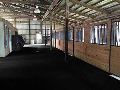 American Floor Mats - Horse/Stable Mats - Heavy Duty Stall Mats - Thick, Durable Rubber Flooring Solid Black 3/4" Thick - 3' x 4' Mat - size: 3/4" Thick – 3' x 4' Mat