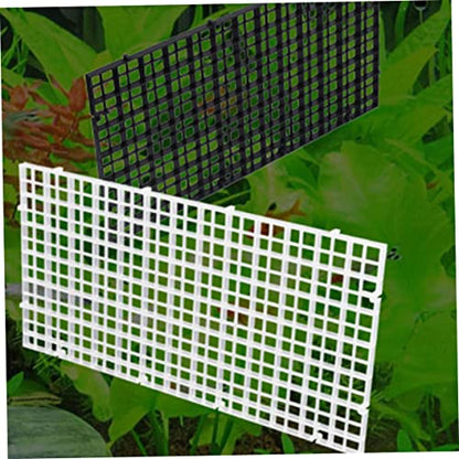 FOMIYES White Aquarium Panel 6 Pcs Lattice Plate for Fish Tank Divider Tray Fish Survival Easy to Use