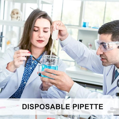 100pcs Disposable 4ml Plastic Pipette Droppers Laboratory Transfer Pipettes for Essential Oils Watering Aquarium Liquid Handling