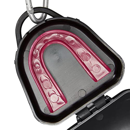 EvoShield Mouthguards - Strapless and with Strap - color: Pink, size: Adult, style: Strapless