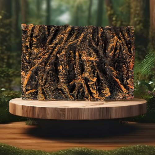 BESPORTBLE Terrarium Background for Reptile Tank Realistic Tree Root Board Decorative Aquarium Backdrop Pu Material Easy Placement Climbing for Reptiles