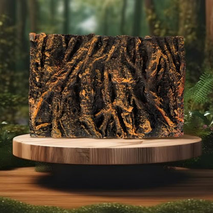 BESPORTBLE Terrarium Background for Reptile Tank Realistic Tree Root Board Decorative Aquarium Backdrop Pu Material Easy Placement Climbing for Reptiles