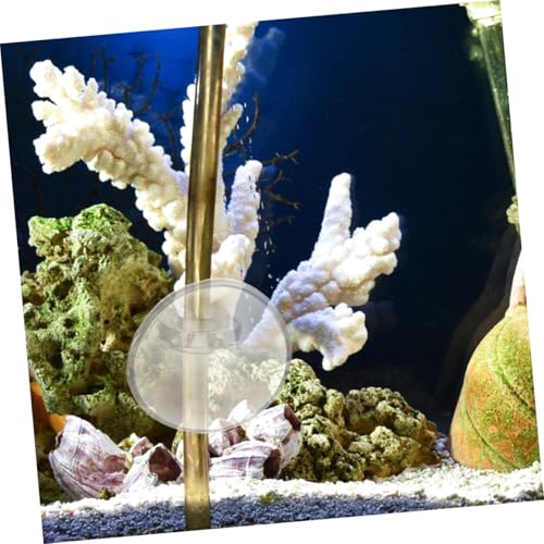 40Pcs Aquarium Hose with Suction Cups Soft Card Slot Design for Oxygen Tubing Lightweight Durable Fish Tank Accessories Easy to Use Store for Aquarium