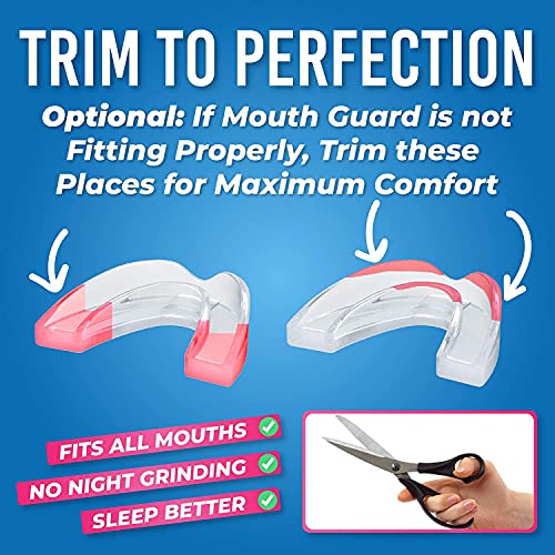HONEYBULL Anti Grinding Night Guards, Custom Moldable Guards, 12 Pack Thick - size: Thick