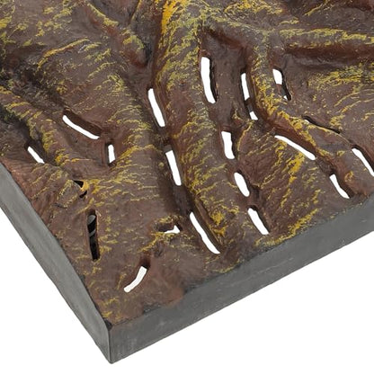 SUPVOX 3D Aquarium Background Board Reptile Tank Decor Imitation Bark Waterproof Corrosion-Resistant Terrarium Backdrop Suitable for Fish Tanks and Reptile Enclosures