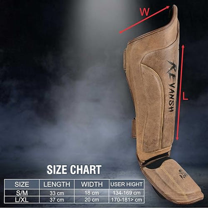 Shin Guards - Premium Protection for Boxing, MMA, Muay Thai, Kickboxing, and Martial Arts - Durable, Comfortable, Lightweight Combat Gear - size: Large
