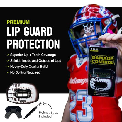 DAMAGE CONTROL Youth Football Mouth Guard – Blurr - color: Blurr