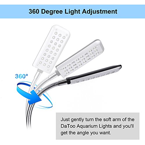 Aquarium Light Small LED Clip Light for Fish Tank, 1 Yr Warranty - size: 1.5W (Without Timer & Dimmer)