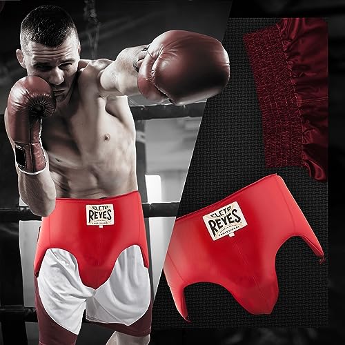 CLETO REYES Kidney and Foul Groin Protector, Boxing Training Equipment, Protective Gear for Men - size: Medium, style: Classic Red