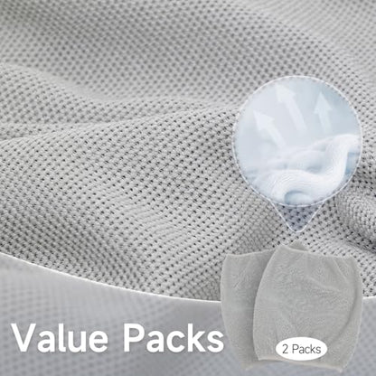 2-Pack Replacement Pre-Filter Cover for Blueair Blue Pure Mini Max Air Purifi-er, Gray Washable Fabric Filter, Traps Pet Dander, Pollen & Dust, Easy to Clean