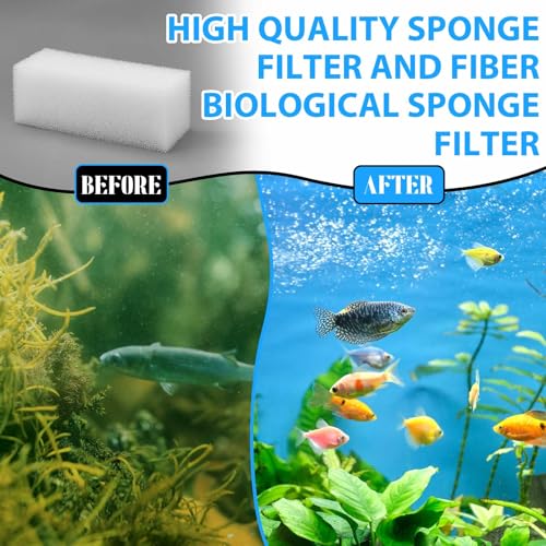 6 Pcs Replacement Foam Filters Compatible with Aqua-Clear 110/500 A623 Aquarium Filter Foam Insert Sponge Pads