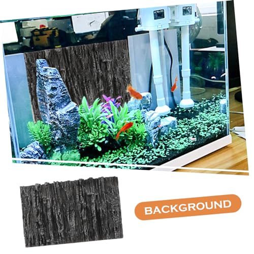 Reptile Tank Background Lightweight Pu Aquarium Backdrop Decoration for Turtle Tanks Easy to Install Scenic for Reptiles