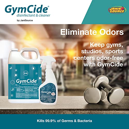 GymCide Disinfectant & Cleaner For Sports, Gyms, and Fitness Equipment, EPA Registered, Quart (1)