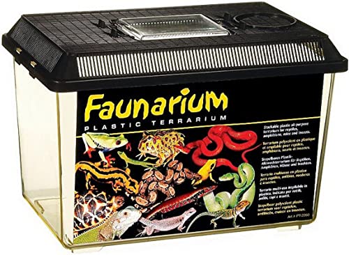 Exo Terra Faunarium, Plastic Reptile Terrarium, Medium, PT2260 - size: Medium