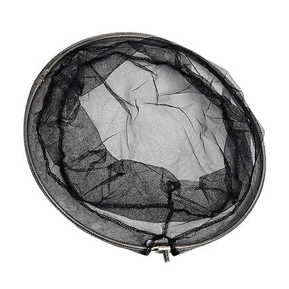 BESPORTBLE 2pcs Stainless Steel Frame 40cm Net Head Nylon Dense Hole Net Ideal for Aquarium and Outdoor Fishing