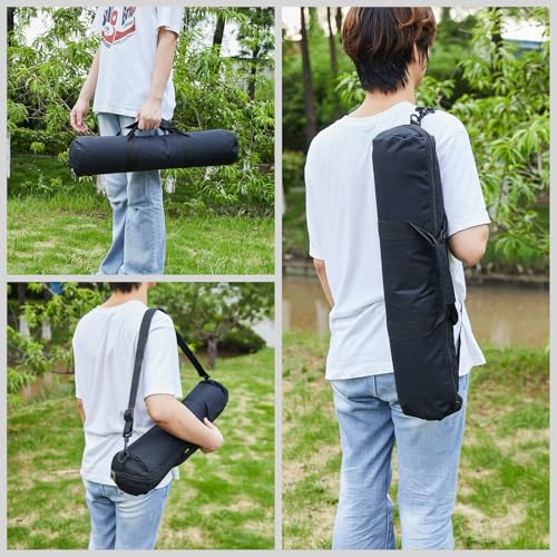 Tripod Carrying Case Bag - 22.5x7.5x7.5 in Padded Heavy Duty Tripod Case with Shoulder Straps & Handle(S)