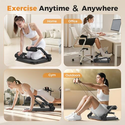 Ab Machine, Sit Up Exercise Equipment,Core Workout Equipment for Home