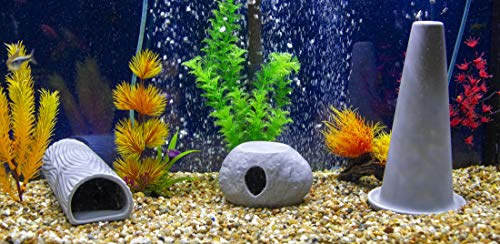Penn-Plax Breeding Resins and Hide Away Caves for Plecos, Angelfish, Cichlids and More (Breeding Cone) - size: One Size
