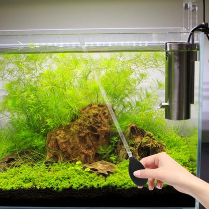 POPETPOP Fish Tank Water Changer Coral Feeder Tool Aquarium Pipette for Easy Cleaning Feeding Lightweight Design Safe for Fish Shrimp