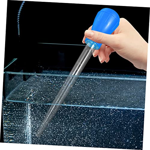 2pcs Fish Tank Siphon Pump Extension Tubes for Gravel Cleaning and Water Change Handheld Fish Tank Vacuum Cleaner Easy to Use Aquarium Accessory