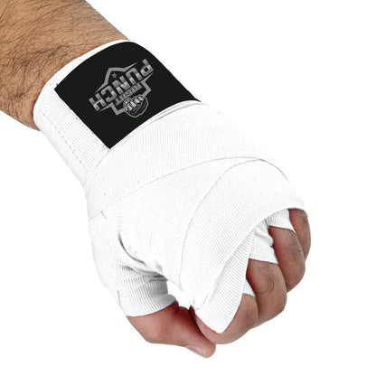 ProShield Boxing Wraps| 180-Inch Bandages| Boxing Hand Wraps Protection for Muay Thai MMA and Kickboxing - color: White, size: 118"