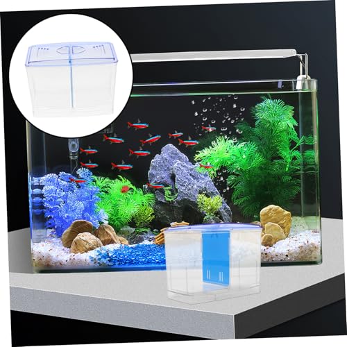 UPKOCH Guppy Breeding Box Fish Tank Isolation System Fish Nursery Pet Breeding Box Air Circulation