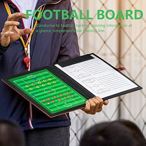 Joyeee Magnetic Tactics Coaching Boards, Football Coaching Planner, Football Coaching Accessories, Referee Football Coach Gifts, Soccer Clipboard Soccer Training Equipment for Kids, 48 x 32 CM