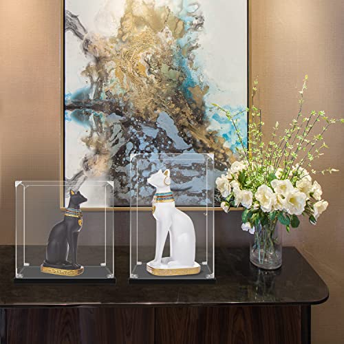 KOLIPI Acrylic Display Case for Collectibles, Clear Display Box 6x6x10 in - size: 6x6x10 inches