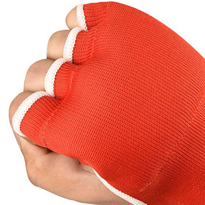 FISTRAGE Boxing Hand Wraps Inner Gloves for Punching, Elasticated Padded Bandages Under Mitts, Quick Long Wrist Support, Fist Protector, Great for MMA, Kickboxing, Martial Arts Training