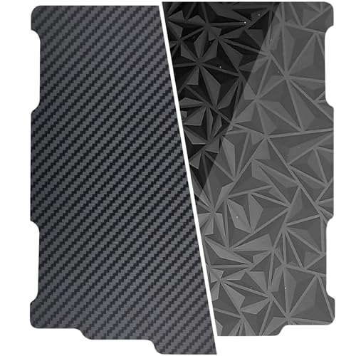 Upgraded 178x184MM for X-Maker Build Plate PET PEO Magnetic Baseplate Double Sided Smooth Heated Bed Spring Steel Flexible Platform for X-Maker 3D Printer Accessories Replacement - size: 178x184mm, style: Black PEO+PET
