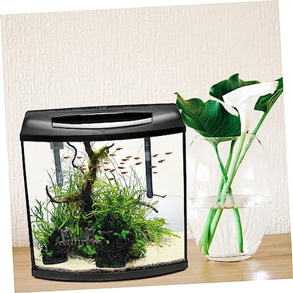 BESPORTBLE Underwater Suspension Bridge Decor for Fish Tank Resin Rockery Ornament Aquarium Landscaping Statue for Betta Fish Habitat and Aquarium Accessory