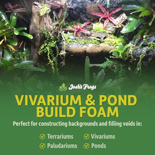 Josh's Frogs Vivarium & Pond Build Foam Sealant - Black (12 oz.)