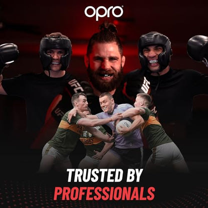 OPRO Instant Custom-Fit Mouthguard – Dentist Level Gum Shield Adult and Kids – OPRO Mouth Guard Boxing and MMA, Self-Fit Gum Shield Rugby – Maximum Protection with Dental Warranty (USA) - color: Silver Camo - Black/White/Silver, size: Adult (10+)