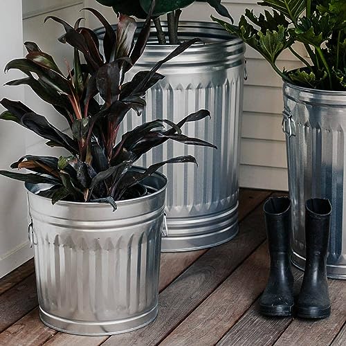 Behrens Manufacturing 6210 Galvanized Steel Trash Can, 10-Gallon - size: 10-Gallon