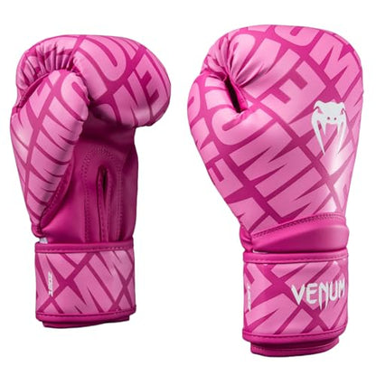 Venum Contender Boxing Gloves - color: Candy Pink/White, size: 16-Ounce, style: Contender 1.5 XT 3D
