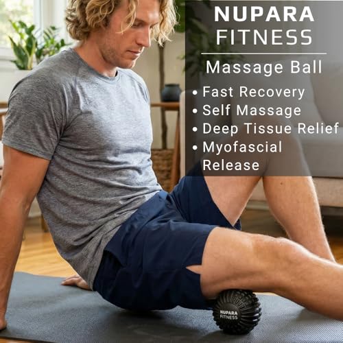 Myofascial Release Ball | Trigger Point Ball (5-inch) | Fascia Ball, Fascia Release Ball, Deep Tissue Massage Ball, Massage Ball for Back, Trigger Point Massage Ball - color: Camo Magenta