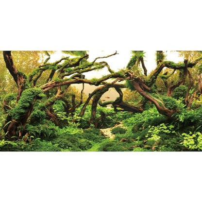 AWERT 48x24 inches Aquarium Background Branches Aquarium Background Aquatic Plant River Bed & Lake Fish Tank Background Vinyl Background
