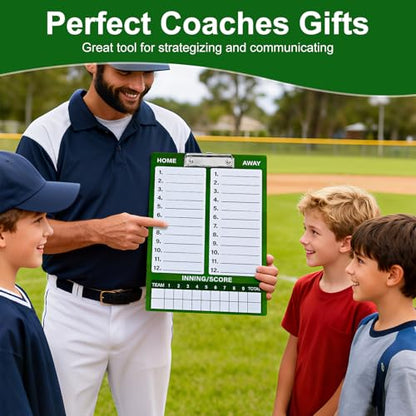 Baseball Lineup Board, Double-Sided Magnetic Coaching Clipboard - style: BaseballBoard-Small