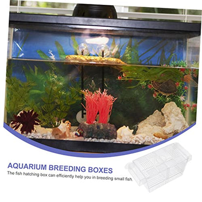 Sosoport 1pc Fish Breeding Box Incubator for Aquarium Isolation Safe Hatching and Acclimation Design for Easy Observation Optimized Water for Juvenile Fish