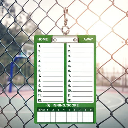 WISYOK Baseball Clipboard, Dry Erase, Lineup Board | Double Sided, with Marker, for Coaches, Softball, Game Practice Planning, Team Use - style: Baseball